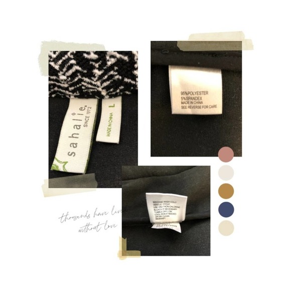 Sahalie Boho Trimmed Blazer Size L - Picture 4 of 4